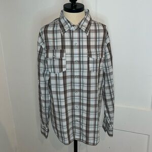 Vintage Y2K Machine western style snap shirt